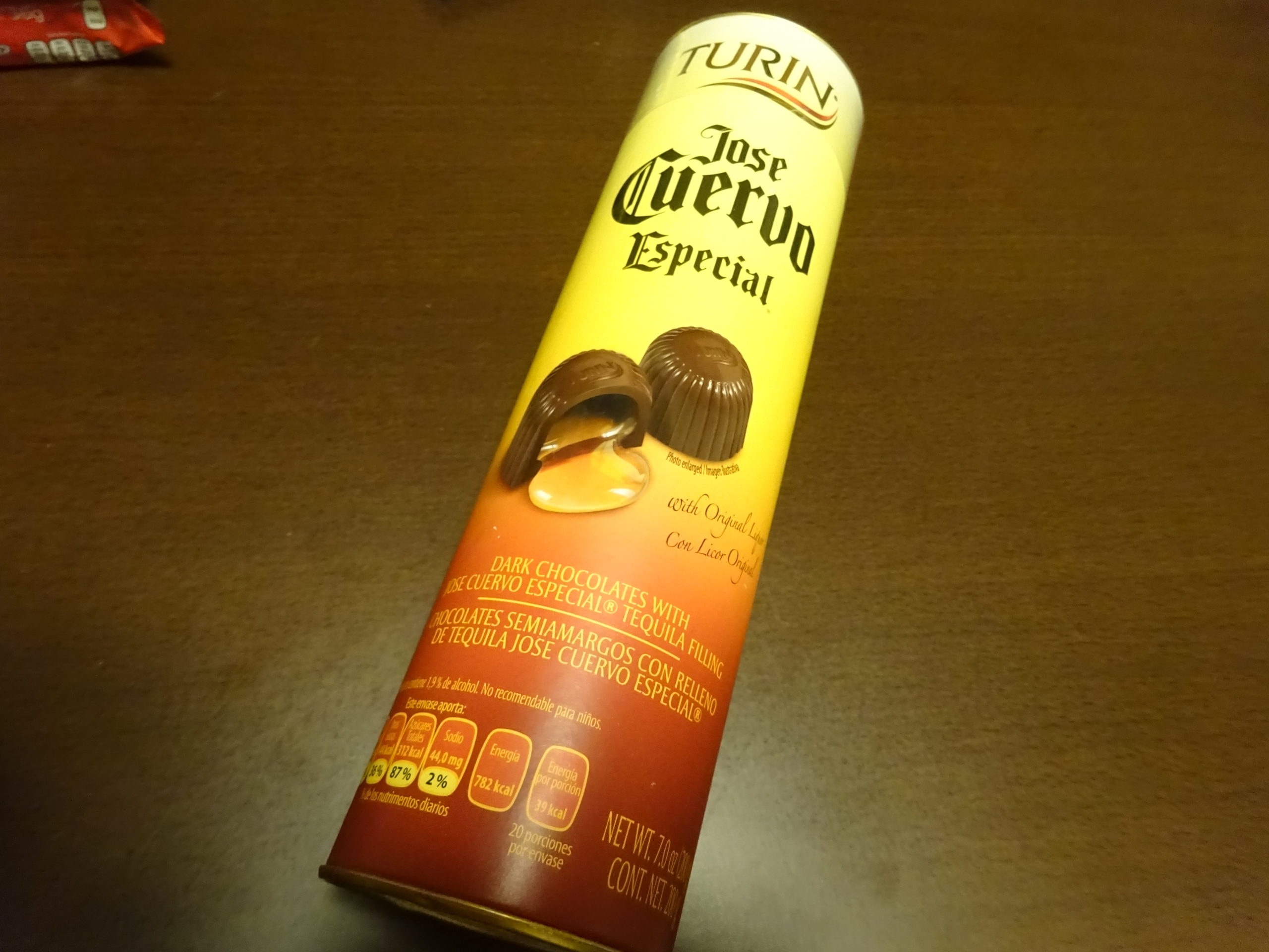 TURIN社のテキーラ入りチョコレート