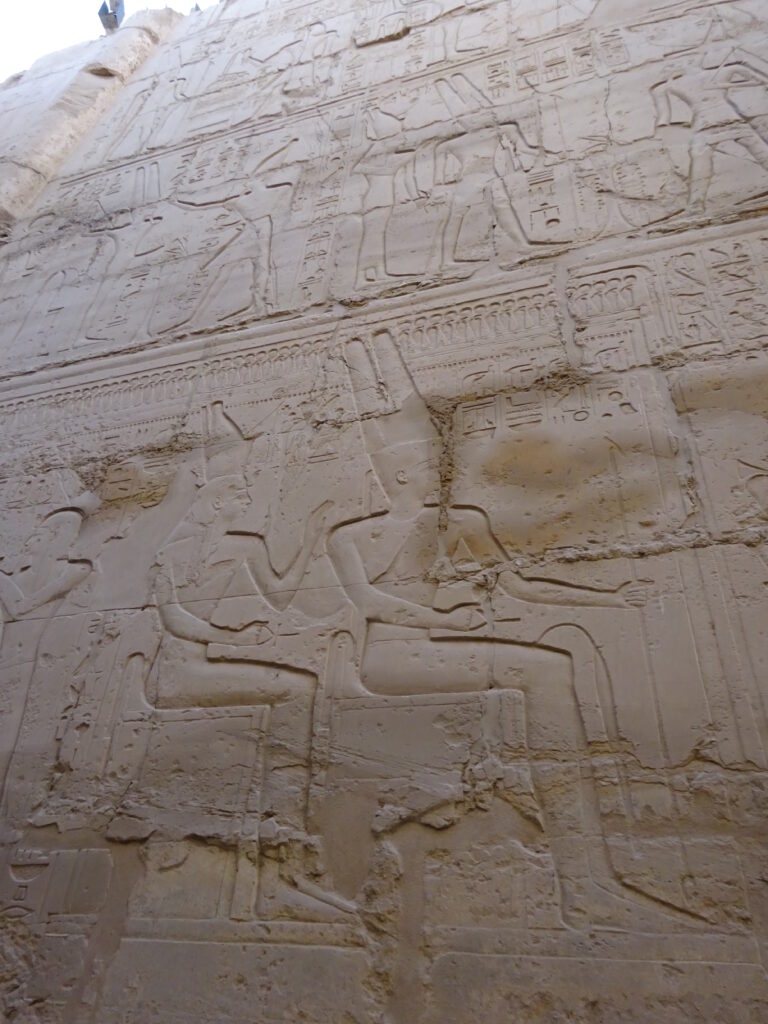 カルナック神殿の壁画