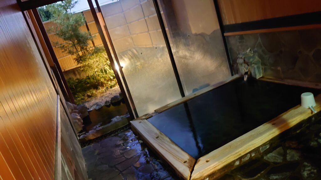熊本市の温泉旅館・鷹の家の4つの個室風呂